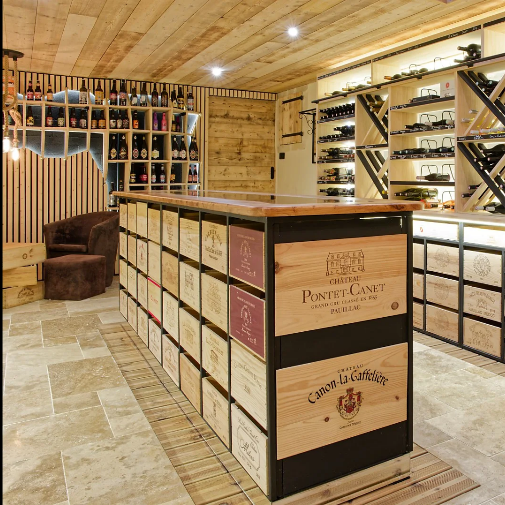 Conception et realisation cave a vin sur mesure by Penaud Agencement Marmande (47)