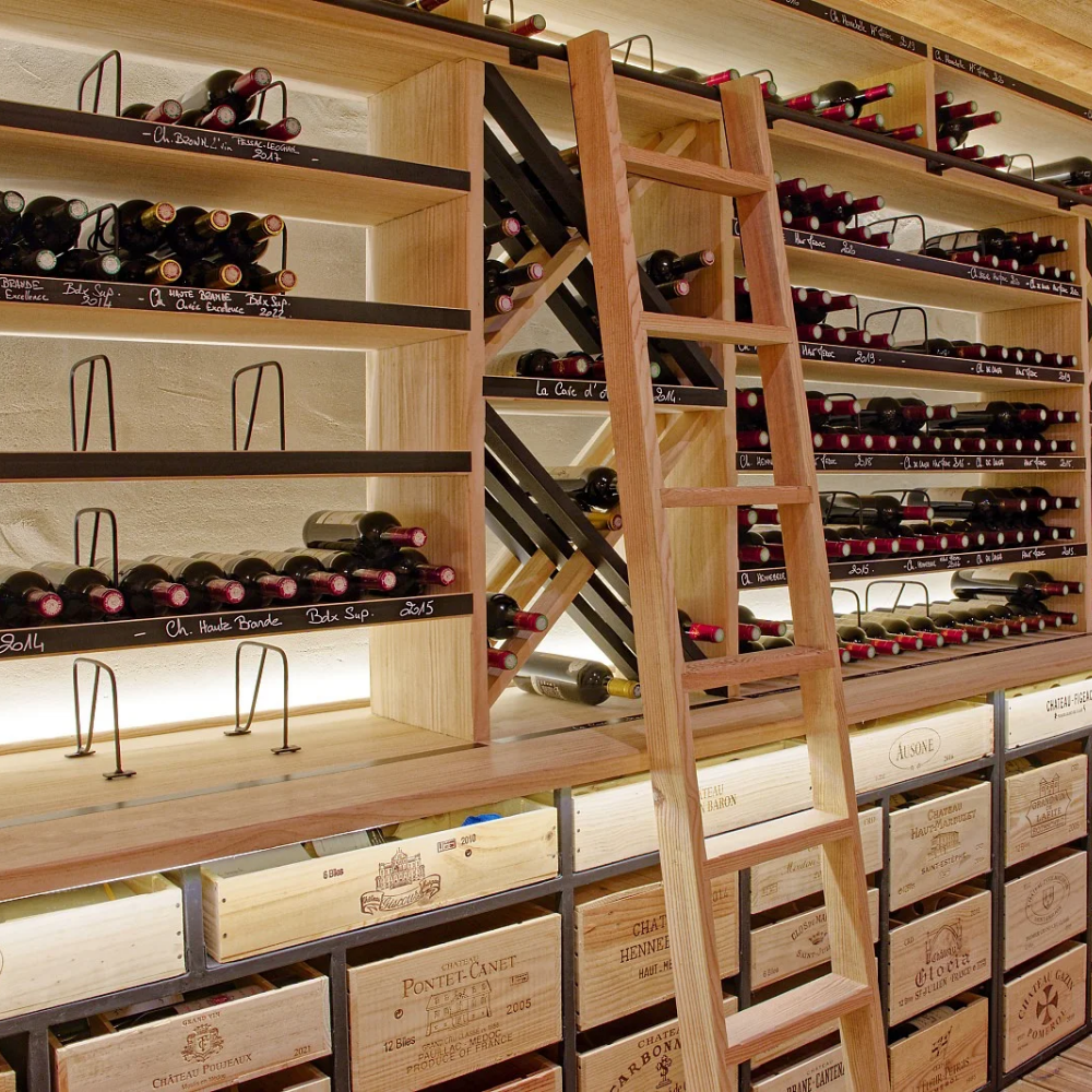 Conception et realisation cave a vin sur mesure by Penaud Agencement Marmande (47)