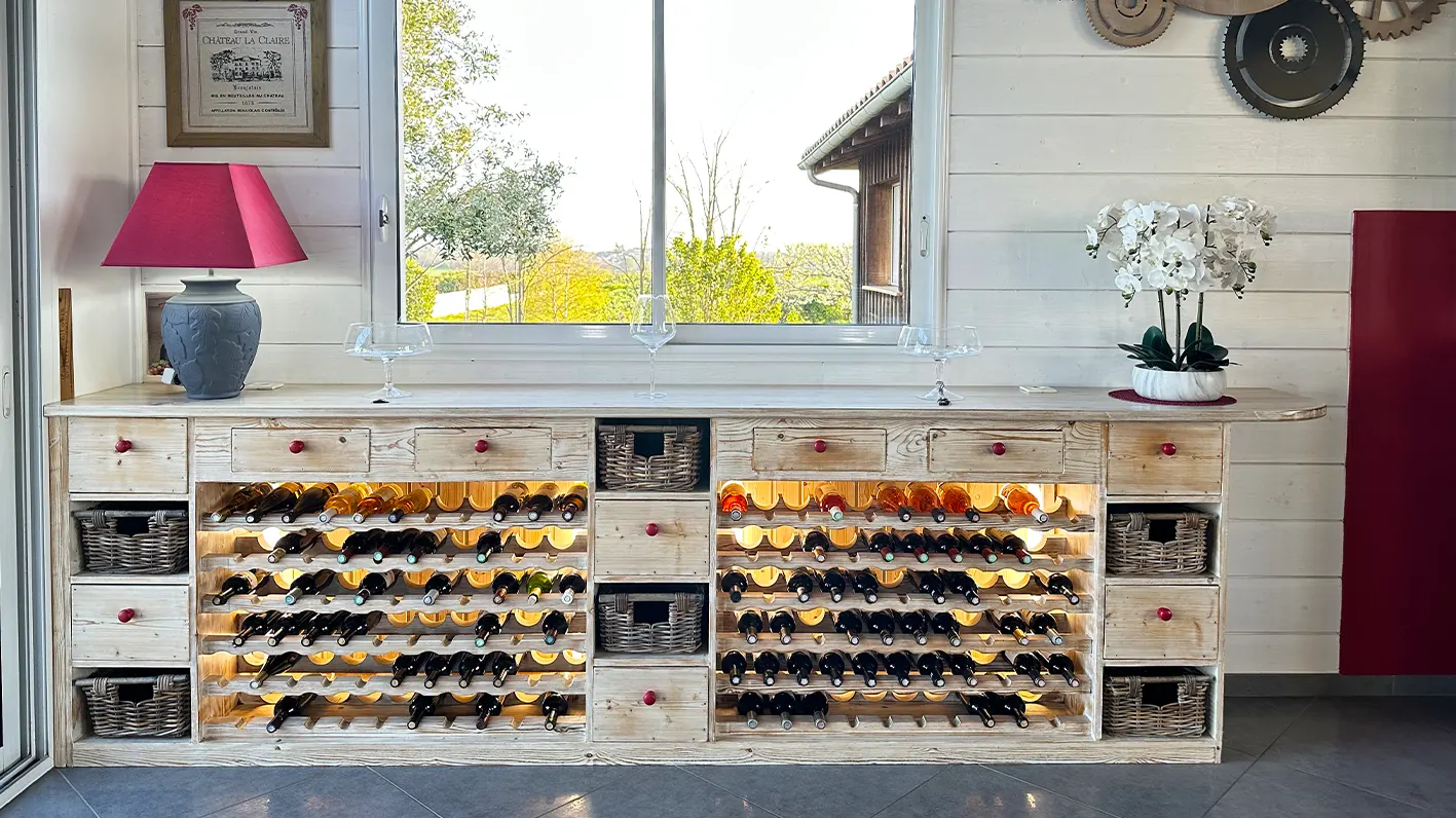 julien penaud createur concepteur desginer buffet meuble rangement vin sur mesure a marmande 47 bordeaux 33 landes 40 tarn et garonne 82 dordogne 24