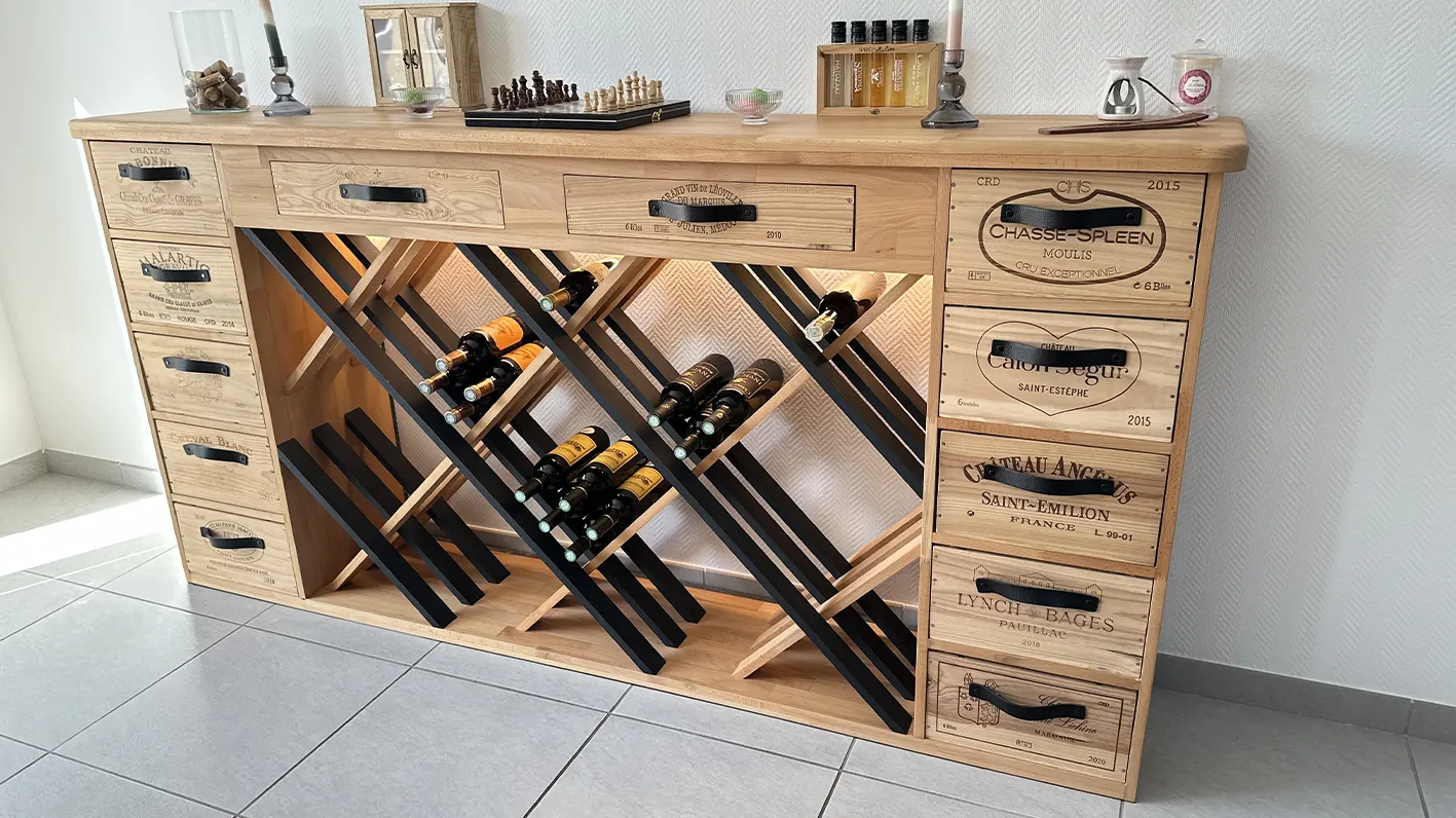 julien penaud createur concepteur desginer meuble rangement vin sur mesure a marmande 47 bordeaux 33 landes 40 tarn et garonne 82 dordogne 24